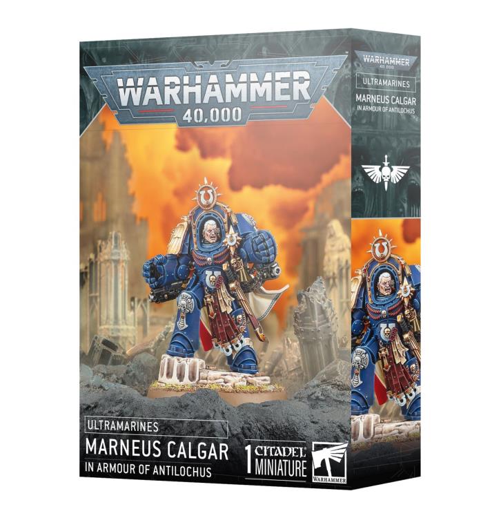 Warhammer 40,000 Ultramarines Marneus Calgar in Armour of Antilochus Citadel Miniature Gallery Image 8