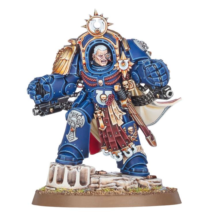 Warhammer 40,000 Ultramarines Marneus Calgar in Armour of Antilochus Citadel Miniature Gallery Image 3