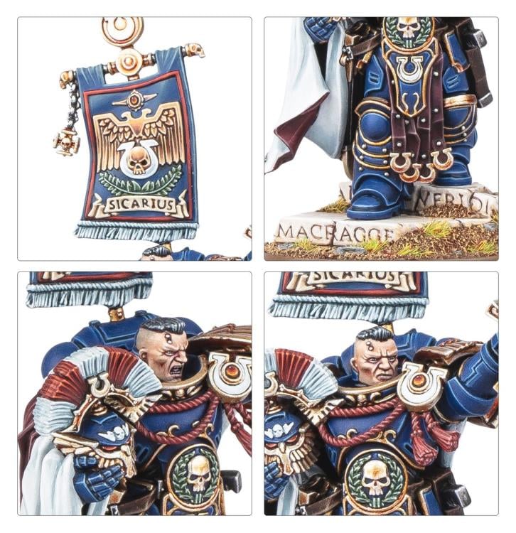 Warhammer 40,000 Ultramarines Cato Sicarius Citadel Miniature Gallery Image 4
