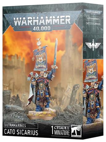 Warhammer 40,000 Ultramarines Cato Sicarius Citadel Miniature Gallery Image 2