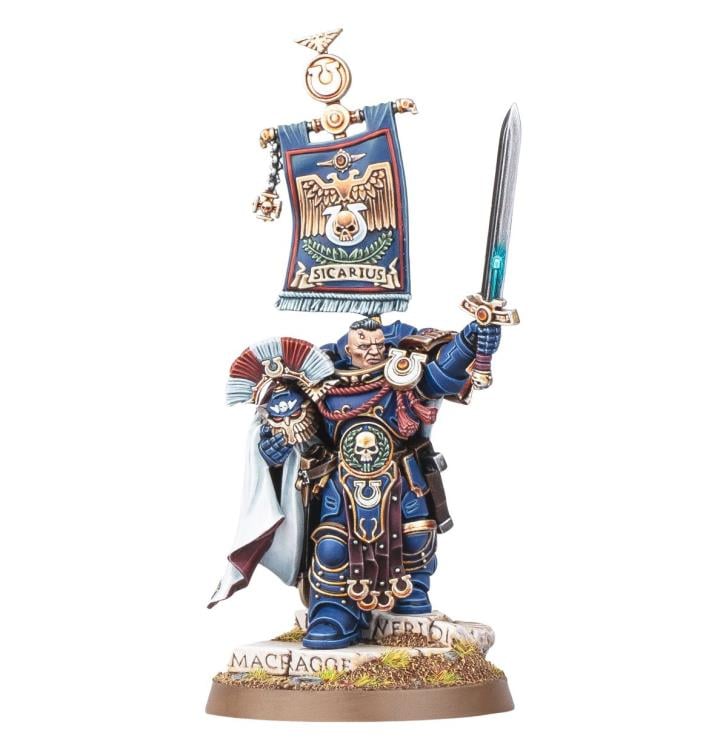 Warhammer 40,000 Ultramarines Cato Sicarius Citadel Miniature Gallery Image 3