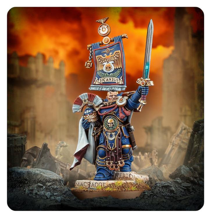 Warhammer 40,000 Ultramarines Cato Sicarius Citadel Miniature Gallery Image 6
