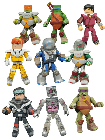 Teenage Mutant Ninja Turtles Minimates Series 5 Box of 18 Figures Gallery Image 2
