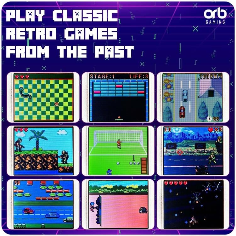 Orb Gaming Retro Mini Handheld Games Console (150 Games) Gallery Image 5