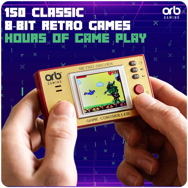 Orb Gaming Retro Mini Handheld Games Console (150 Games) Gallery Image 4