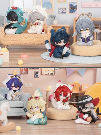 Honkai: Star Rail Boys' Dorm Series Box of 8 Random Chibi Figures Gallery Image 2