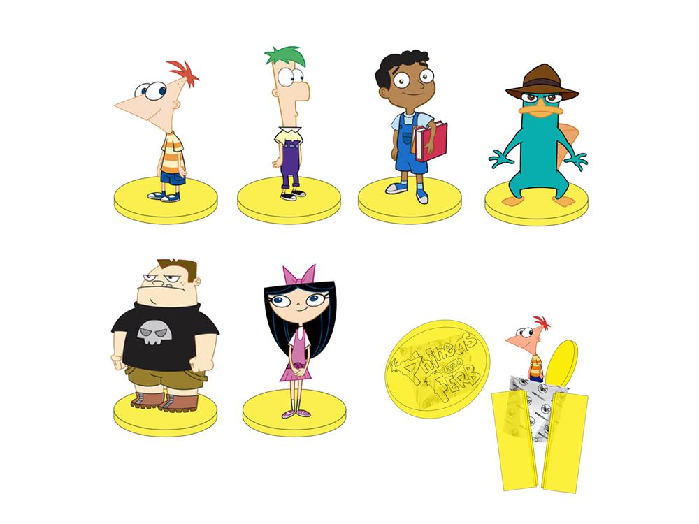 Phineas & Ferb Random Mini Vinyl Figure