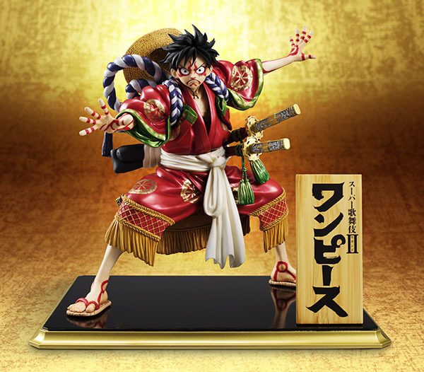 Portrait.Of.Pirates ワンピース “KABUKI EDITI… One Piece Portrait Of Pirates Monkey D. Luffy Kabuki Edition 1/8