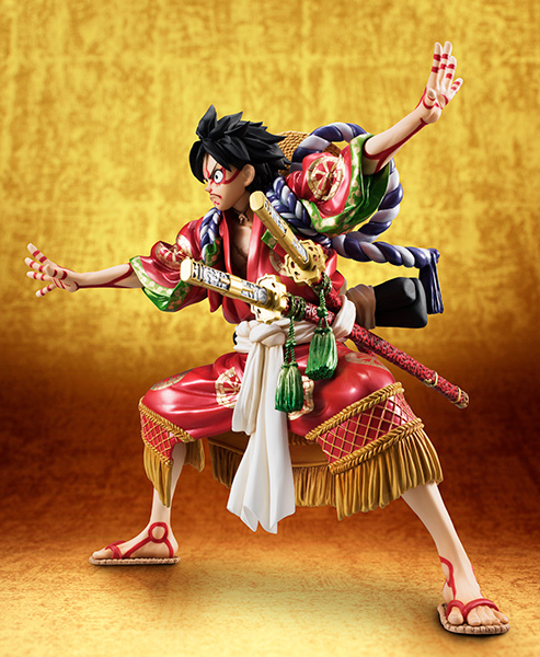 One Piece Portrait Of Pirates Monkey D. Luffy Kabuki Edition 1/8
