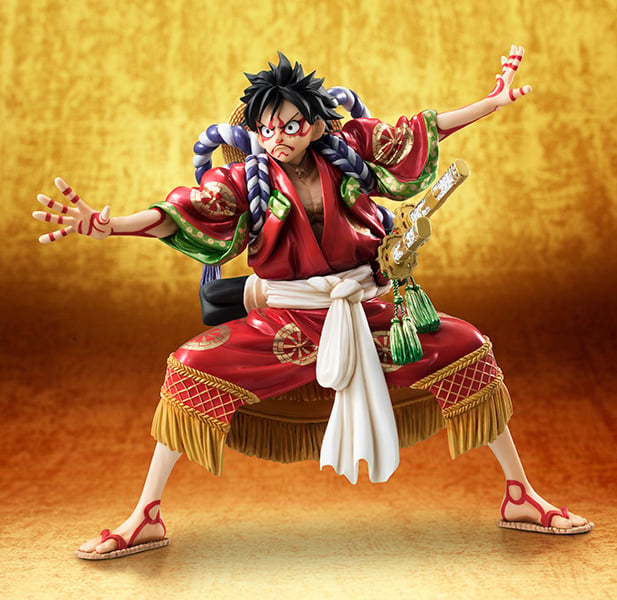 One Piece Portrait Of Pirates Monkey D. Luffy Kabuki Edition 1/8 Scale Figure Gallery Image 4