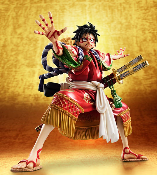 One Piece Portrait Of Pirates Monkey D. Luffy Kabuki Edition 1/8 Scale Figure Gallery Image 6