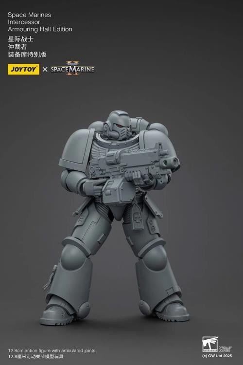Warhammer 40,000: Space Marine 2 Space Marines Intercessor (Armoring Hall Edition) 1/18 Scale Action Figure Gallery Image 6