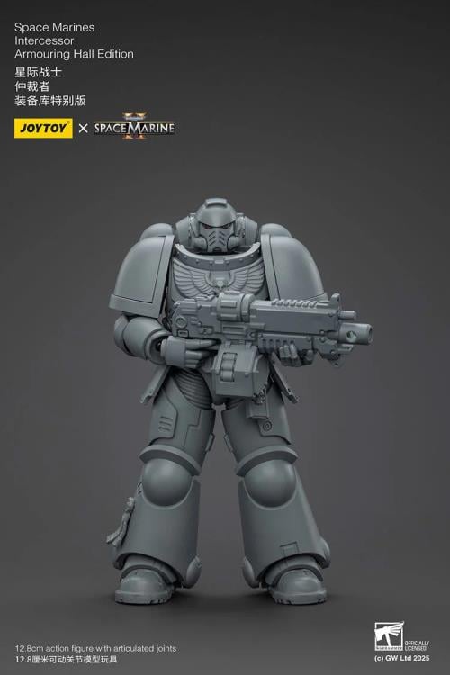 Warhammer 40,000: Space Marine 2 Space Marines Intercessor (Armoring Hall Edition) 1/18 Scale Action Figure Gallery Image 3