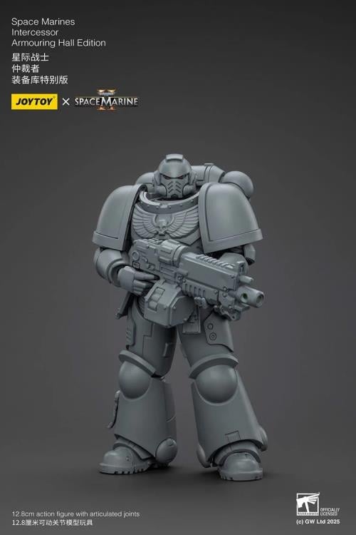 Warhammer 40,000: Space Marine 2 Space Marines Intercessor (Armoring Hall Edition) 1/18 Scale Action Figure Gallery Image 4