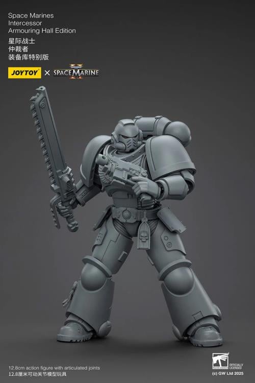 Warhammer 40,000: Space Marine 2 Space Marines Intercessor (Armoring Hall Edition) 1/18 Scale Action Figure Gallery Image 7