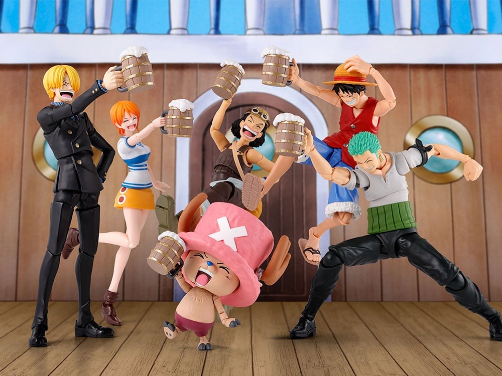 One Piece S.H.Figuarts Party Set (The Straw Hat Crew) Optional Parts Set Gallery Image 1