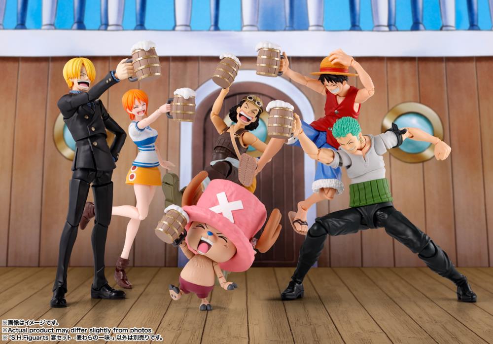 One Piece S.H.Figuarts Party Set (The Straw Hat Crew) Optional Parts Set Gallery Image 3