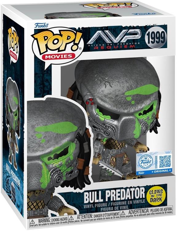 Aliens vs. Predator: Requiem Pop! Movies #1999 Bull Predator (Glow-in-the-Dark Bloody Ver.) Limited Edition Exclusive Gallery Image 5