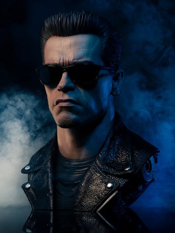 Terminator 2: Judgement Day T-800 Model 101 1/1 Scale Limited Edition Art Mask Gallery Image 2