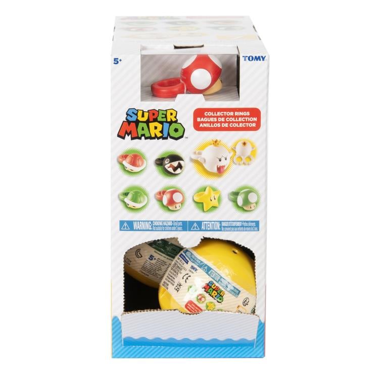 Super Mario Collector Rings Box of 18 Random Capsules Gallery Image 4