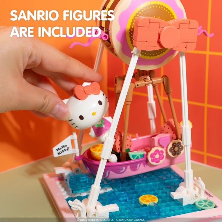 Sanrio Hello Kitty and Friends Summer Wunderland Hello Kitty Donut Ship Building Block Set Gallery Image 5