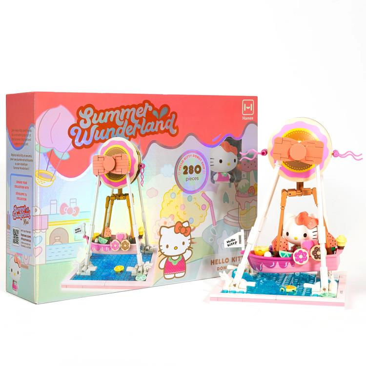 Sanrio Hello Kitty and Friends Summer Wunderland Hello Kitty Donut Ship Building Block Set Gallery Image 3