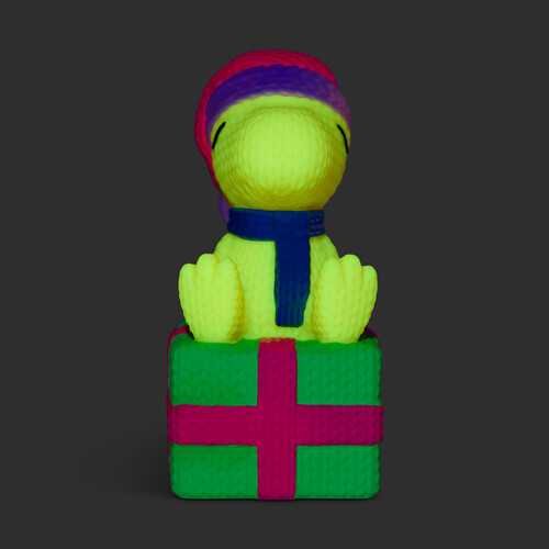 Peanuts Handmade by Robots #404 Woodstock (Blacklight Christmas) Gallery Image 7