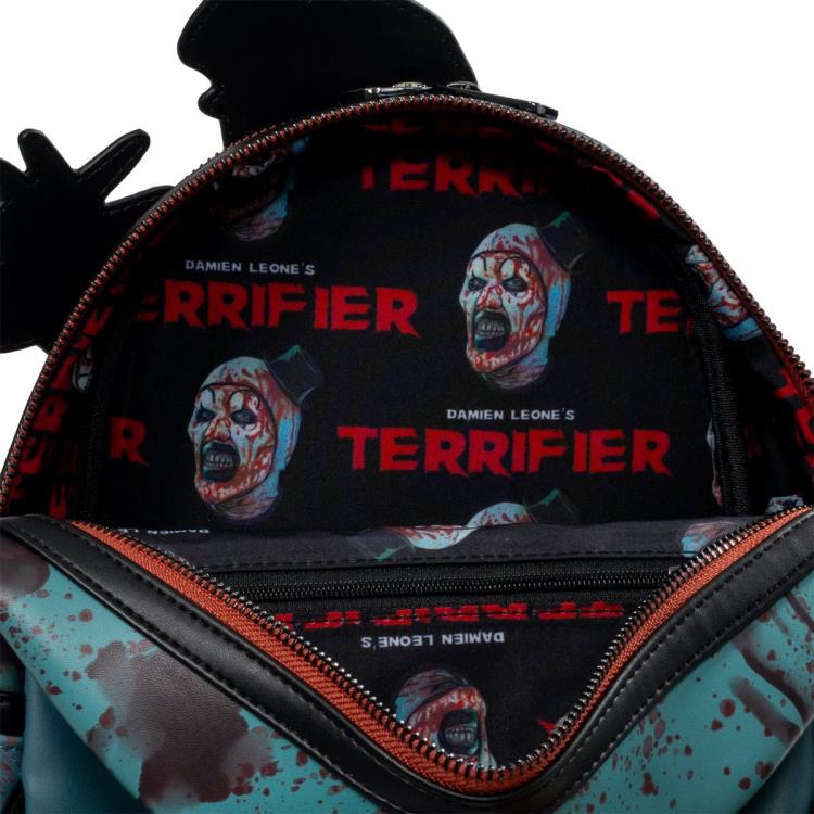 Terrifier Art the Clown Blood Splatter Glow-in-the-Dark Exclusive Limited Edition Mini Backpack Gallery Image 11