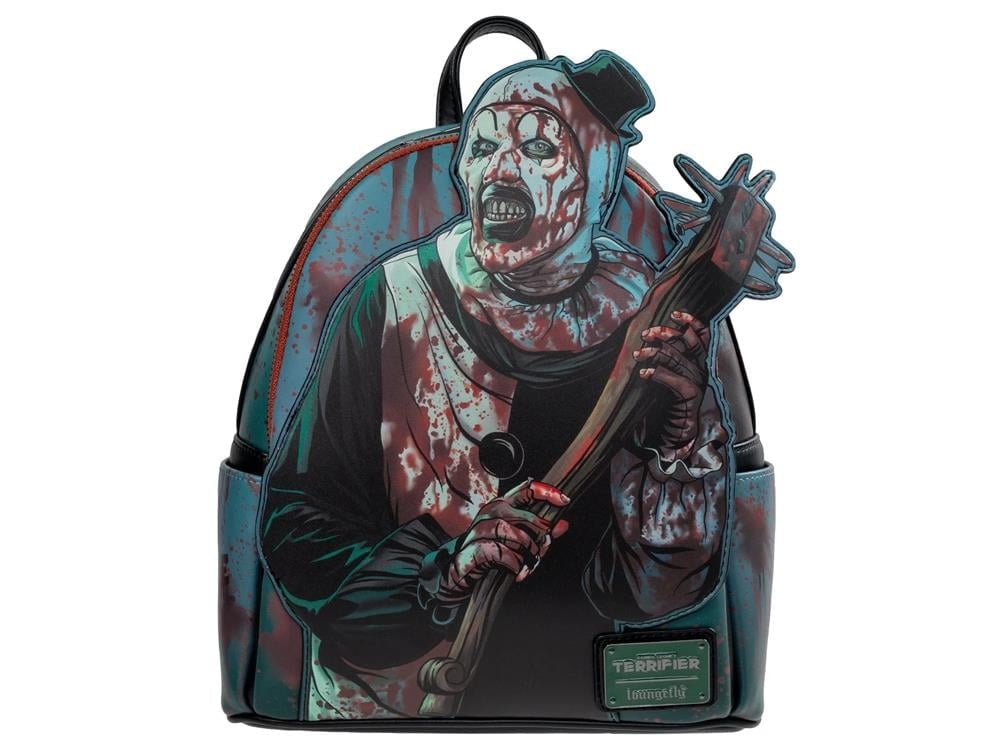 Terrifier Art the Clown Blood Splatter Glow-in-the-Dark Exclusive Limited Edition Mini Backpack Gallery Image 1