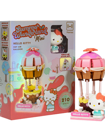 Sanrio Hello Kitty and Friends Summer Wunderland Mini Hello Kitty Hot Air Balloon Building Block Set Gallery Image 2
