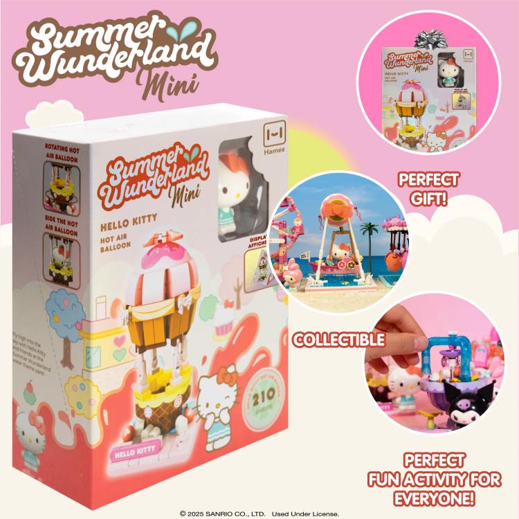 Sanrio Hello Kitty and Friends Summer Wunderland Mini Hello Kitty Hot Air Balloon Building Block Set Gallery Image 4