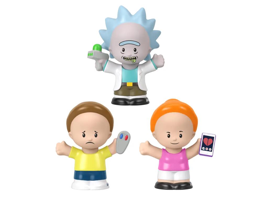 Rick and Morty Little People Collector Exclusive Three-Pack Gallery Image 1