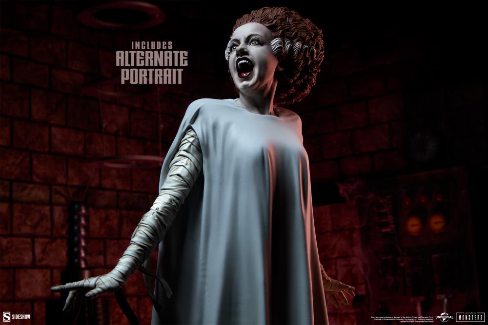 Universal Monsters Premium Format Mixed Media The Bride of Frankenstein (Fully Sculpted Ver.) Statue Gallery Image 8