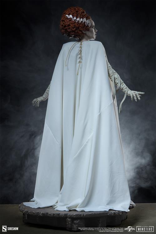 Universal Monsters Premium Format Mixed Media The Bride of Frankenstein (Fabric Costuming Ver.) Statue Gallery Image 11