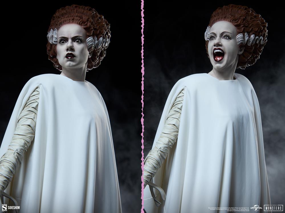 Universal Monsters Premium Format Mixed Media The Bride of Frankenstein (Fabric Costuming Ver.) Statue Gallery Image 13