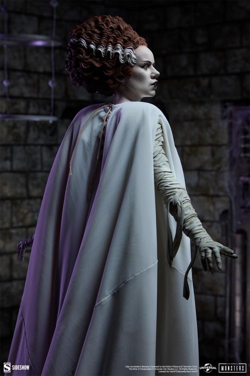 Universal Monsters Premium Format Mixed Media The Bride of Frankenstein (Fabric Costuming Ver.) Statue Gallery Image 9