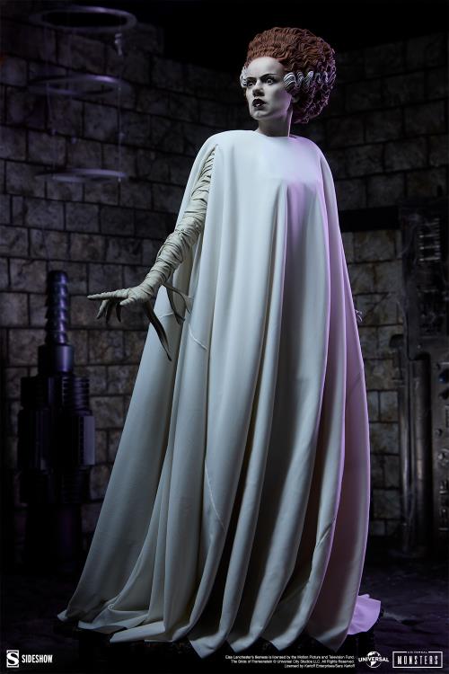 Universal Monsters Premium Format Mixed Media The Bride of Frankenstein (Fabric Costuming Ver.) Statue Gallery Image 8