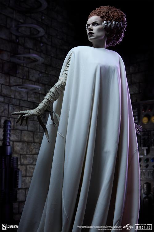 Universal Monsters Premium Format Mixed Media The Bride of Frankenstein (Fabric Costuming Ver.) Statue Gallery Image 3