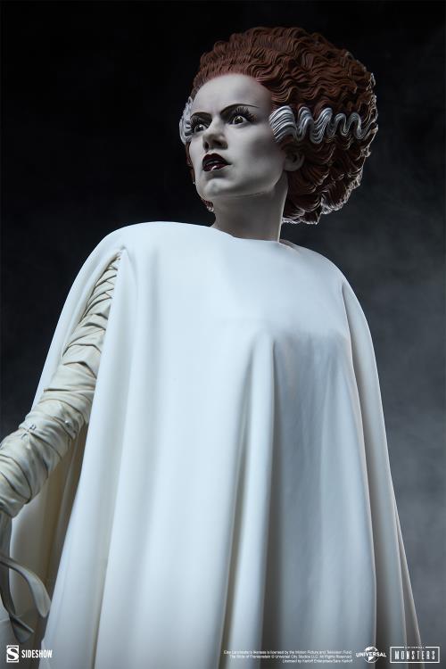 Universal Monsters Premium Format Mixed Media The Bride of Frankenstein (Fabric Costuming Ver.) Statue Gallery Image 12