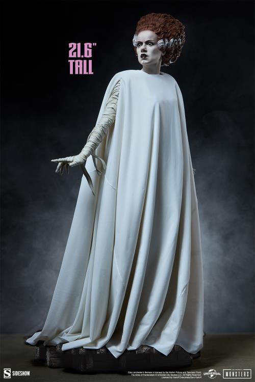 Universal Monsters Premium Format Mixed Media The Bride of Frankenstein (Fabric Costuming Ver.) Statue Gallery Image 10