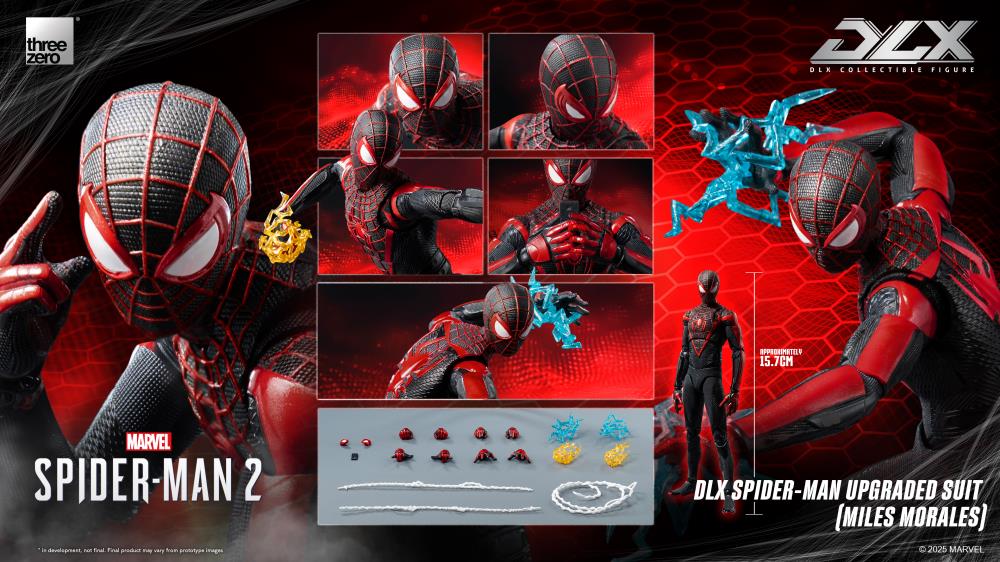 Marvel's Spider-Man 2 DLX Spider-Man Upgraded Suit (Miles Morales) Action Figure Gallery Image 18
