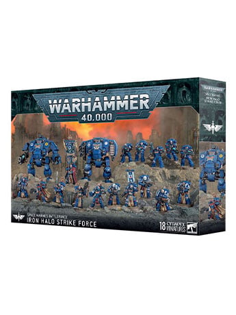 Warhammer 40,000 Space Marines Battleforce Iron Halo Strike Force Citadel Miniatures Set Gallery Image 2