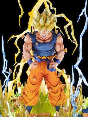 Dragon Ball Z HQS Dioramax Super Saiyan Son Goku (Special Ver.) 1/4 Scale Limited Edition Statue Gallery Image 2