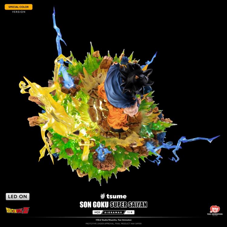 Dragon Ball Z HQS Dioramax Super Saiyan Son Goku (Special Ver.) 1/4 Scale Limited Edition Statue Gallery Image 14