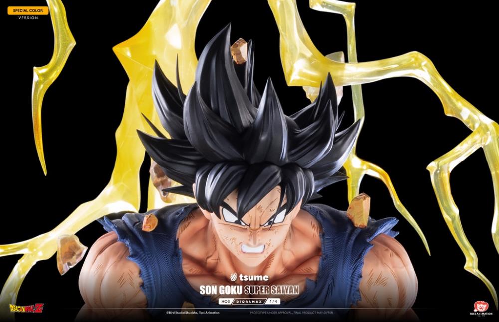 Dragon Ball Z HQS Dioramax Super Saiyan Son Goku (Special Ver.) 1/4 Scale Limited Edition Statue Gallery Image 16