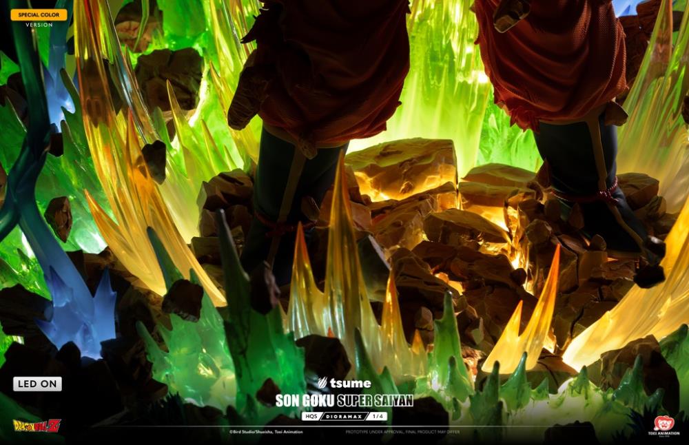 Dragon Ball Z HQS Dioramax Super Saiyan Son Goku (Special Ver.) 1/4 Scale Limited Edition Statue Gallery Image 21