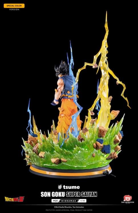 Dragon Ball Z HQS Dioramax Super Saiyan Son Goku (Special Ver.) 1/4 Scale Limited Edition Statue Gallery Image 11