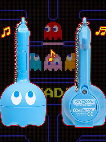 Pac-Man Otamatone Melody Inky Musical Instrument Keychain Gallery Image 2