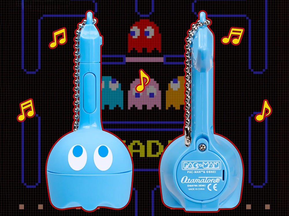 Pac-Man Otamatone Melody Inky Musical Instrument Keychain Gallery Image 3