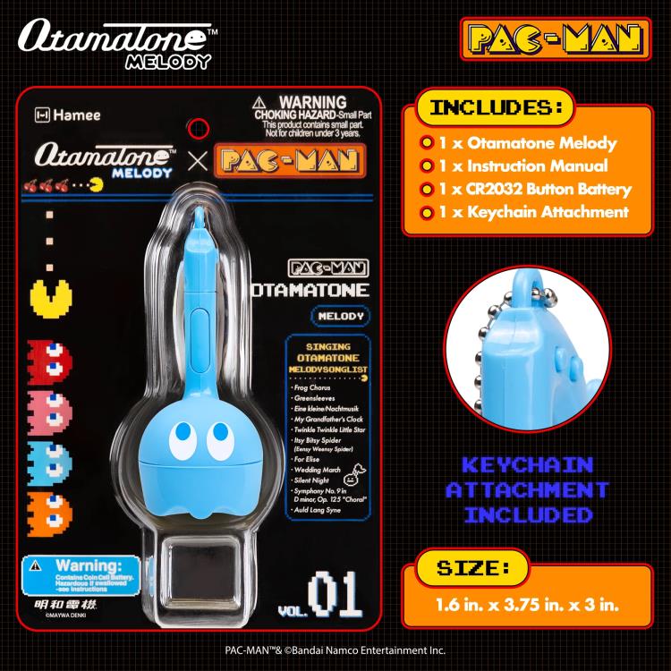Pac-Man Otamatone Melody Inky Musical Instrument Keychain Gallery Image 10